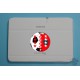 Sticker - pallone di calcio Vallese, per automobile, notebook o smartphone