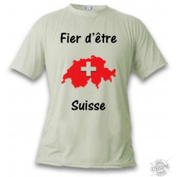 Men's T-Shirt -  Fier d'être Suisse