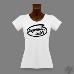 Frauen slim T-shirt - Payernoise Inside