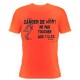 Funny T-Shirt - Les filles électriques, Safety Orange