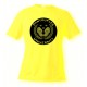 Humoristisch T-Shirt - Pantoufles University - für Frauen oder Herren, Safety Yellow