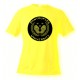 Women's or Men's funny T-Shirt - Pantoufles University, Safety Yellow