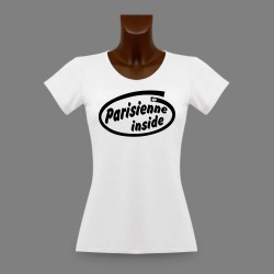 T-Shirt dame slim moulant - Parisienne Inside