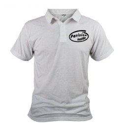 Men's Polo shirt - Parisien inside, White 