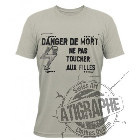 Funny T-Shirt - Les filles électriques, Alpin Spruce