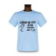 Funny T-Shirt - Les filles électriques, Blizzard Blue 