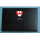Sticker - Canadese Cuore, for car, notebook, smartphone