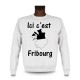 Sweat femme ou homme - Ici c'est Fribourg, White