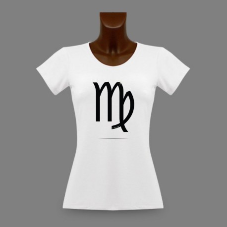 Frauen Slim T-shirt - Sternbild Jungfrau