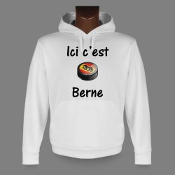 Hooded Funny Sweat - Ice Hockey - Ici c'est Berne