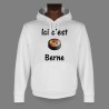 Hooded Funny Sweat - Ice Hockey - Ici c'est Berne