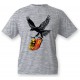 T-Shirt -Adler und Genfer Wappen - für Frauen oder Herren, Ash Heater