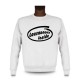 Men's Funny Sweatshirt -  Lausannois inside, White