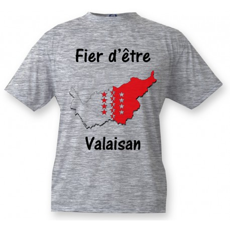 T-shirt enfant - Fier d'être Valaisan, Ash Heater