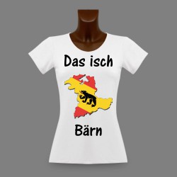 T-Shirt slim moulant pour femme - Das isch Bärn