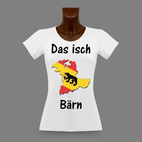 Frauen Slim T-shirt -   Das isch Bärn