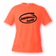 Humoristisch T-Shirt -Lausannois Inside, Safety Orange