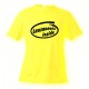 Men's Funny T-Shirt - Lausannois Inside, Safety Yellow