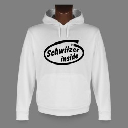 Kapuzen-Sweatshirt - Schwiizer inside