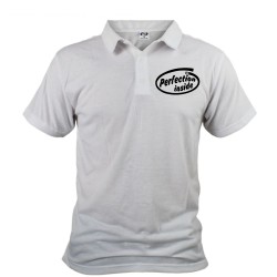Men's Polo shirt - Perfection inside, White