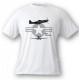 Aircraft Kids T-shirt -P-51 Mustang, White