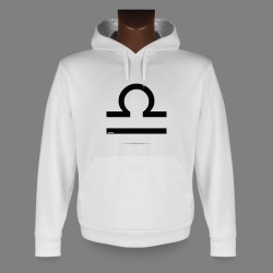 Hooded Funny Sweat - astrological sign - Libra