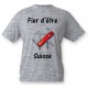 Men's T-Shirt - Fier d'être Suisse - Swiss Army Knife, Ash Heater