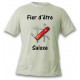 Men's T-Shirt - Fier d'être Suisse - Swiss Army Knife, November White