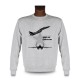 Frauen oder Herren Sweatshirt - Kampfflugzeug - MiG-29 Fulcrum, Ash Heater