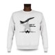 Sweat pour femme ou homme - Avion de combat - MiG-29 Fulcrum, White