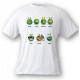 Donna o Uomo funny T-Shirt - Alien Smiley - La settimana lavorativa, White