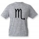 T-Shirt - Signe Scorpion - pour femme ou homme, Ash Heater