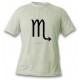Women's or Men's astrological sign T-shirt - Scorpio, November White
