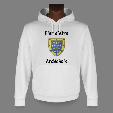 Sweat à capuche - Fier d'être Ardéchois
