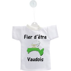 Mini T-shirt - Fier d'être Vaudois - pour votre voiture