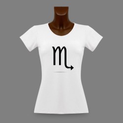 Donna slim T-shirt - segno astrologico Scorpione