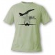 Women's or Men's Fighter Aircraft T-shirt  - MiG-29 Fulcrum, Alpine Spruce