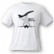 Women's or Men's Fighter Aircraft T-shirt  - MiG-29 Fulcrum, White