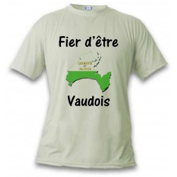 Men's or Women's T-Shirt - Fier d'être Vaudois, November White