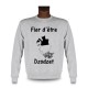 Men's Sweatshirt - Fier d'être Dzodzet, Ash Heater