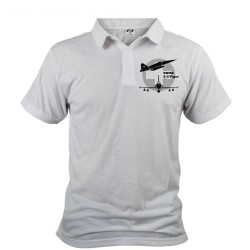 Men's Polo Shirt - Fighter Aircraft - Swiss F-5 Tiger, Front