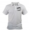 Uomo Polo Shirt - aereo da caccia - Swiss F-5 Tiger, Davanti