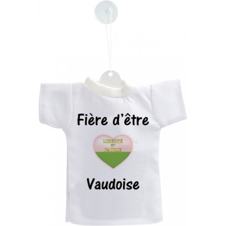 Mini T-Shirt - Fière d'être Vaudoise - Autodekoration