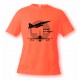 T-Shirt aviation -  Swiss F-5 Tiger - pour femme ou homme, Safety Orange