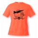 T-Shirt Kampfflugzeug - Swiss F-5 Tiger - für Frauen oder Herren, Safety Orange