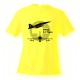 T-Shirt Kampfflugzeug - Swiss F-5 Tiger - für Frauen oder Herren, Safety Yellow