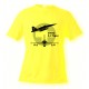 Women's or Men's Fighter Aircraft T-shirt  - Swiss F-5 Tiger, Safety Yellow