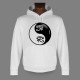 Women's or Men's Hooded Funny Sweat - Yin-Yang - Tribal Horus Eye