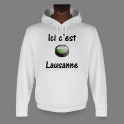 Hooded sweatshirt - Ice Hockey - Ici c'est Lausanne