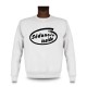 Uomo Funny Sweatshirt -  Sédunois inside, White